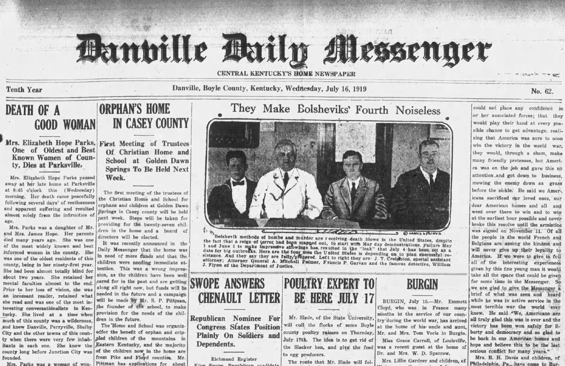 Squire W. S. Aldridge Lives Long Life – Boyle County – Kentucky Kindred  Genealogy, image size:1157x750