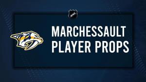 Jonathan Marchessault Player Prop Bets for the Predators vs. Red Wings Game - October 12