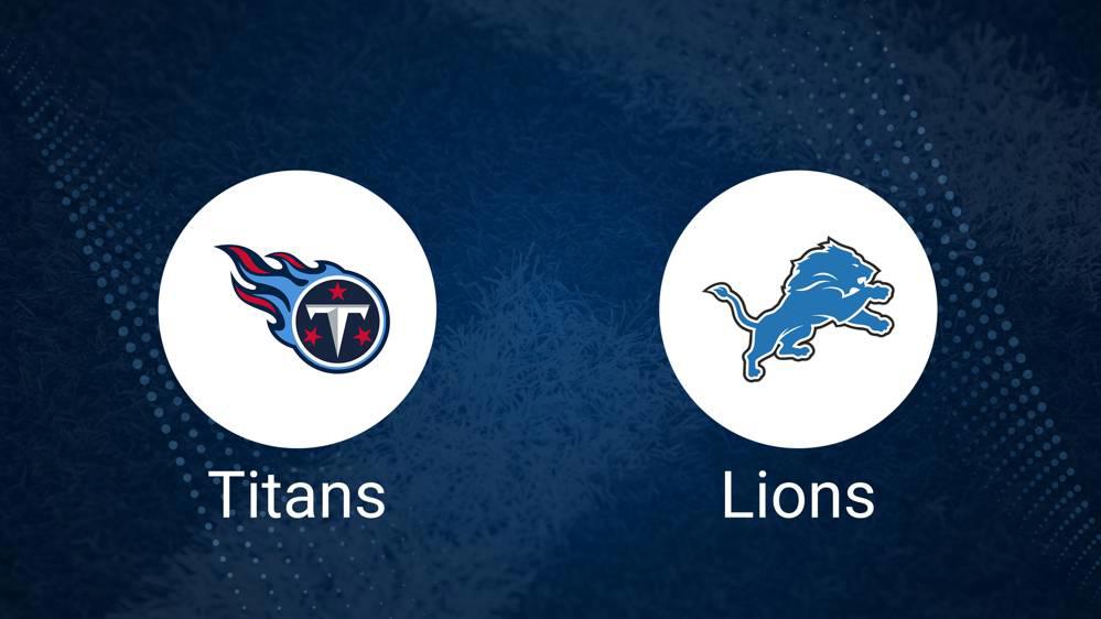 Titans vs. Lions Predictions & Picks: Odds, Moneyline, Spread - Week 8