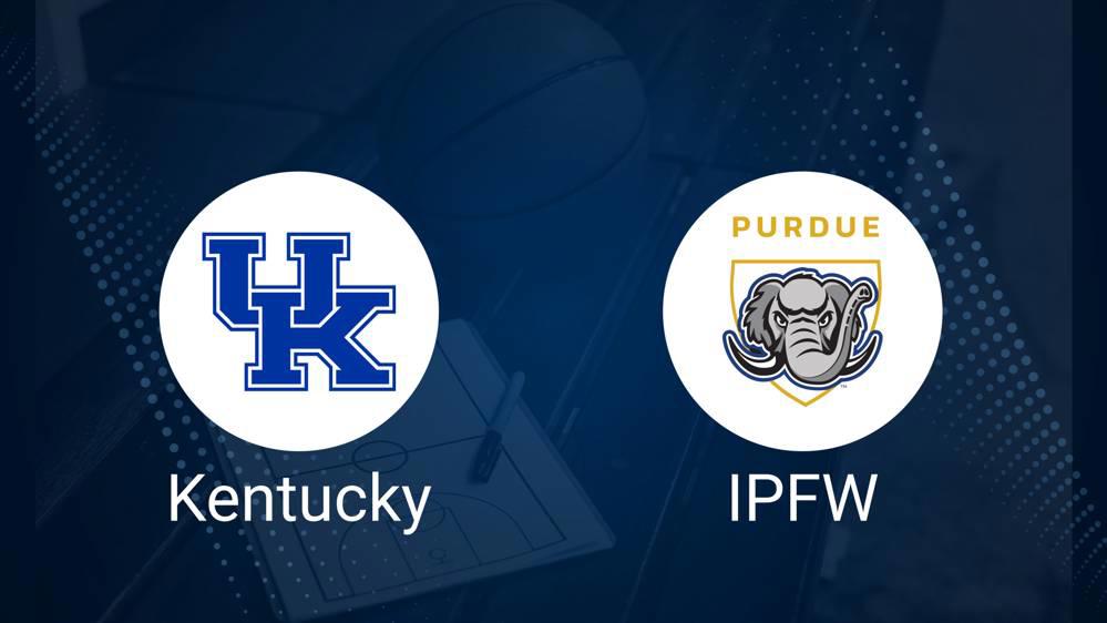 How to Watch Kentucky vs. Purdue Fort Wayne Women's Basketball on TV or Live Stream - November 18