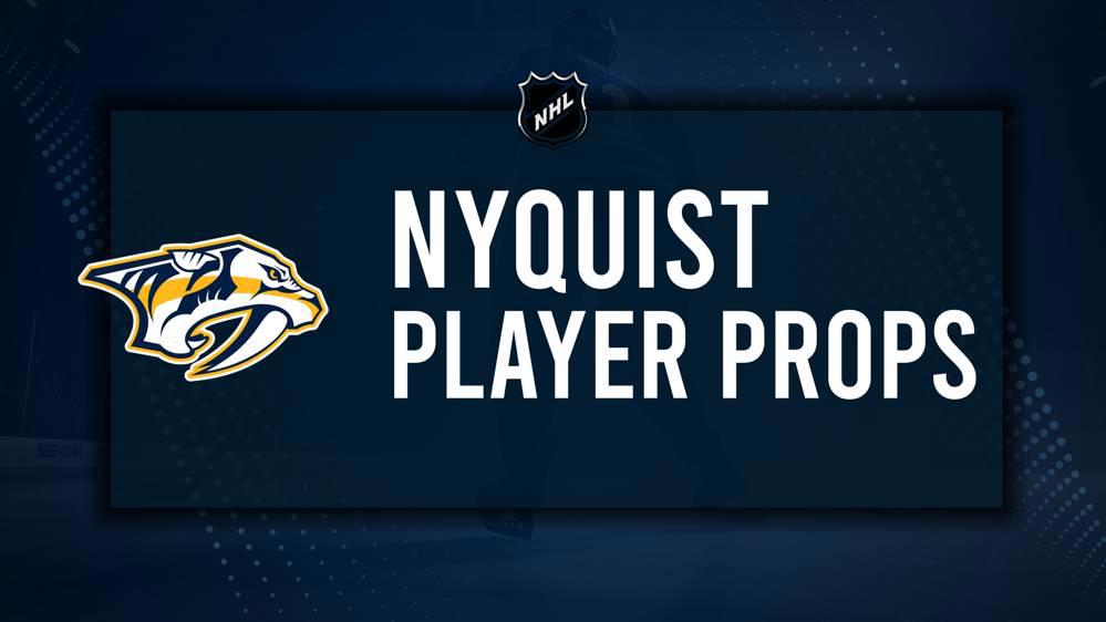 Gustav Nyquist Player Prop Bets for the Predators vs. Canucks Game - January 29