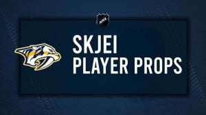 Brady Skjei Player Prop Bets for the Predators vs. Blackhawks Game - February 7
