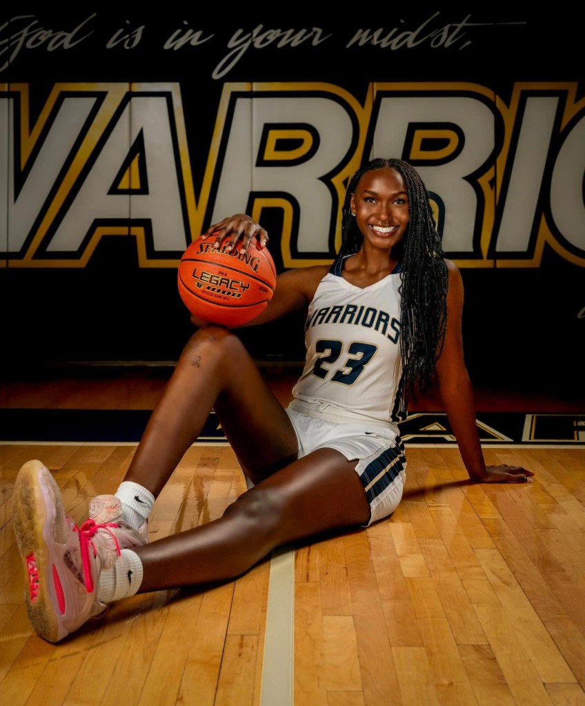 Grace Mbugua came to Danville Christian Academy from her native Kenya as a sixth-grader and has become a standout player who also stands on her faith. (Danville Christian Academy photo)
