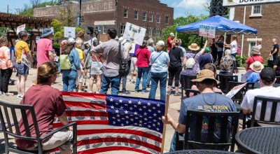 More than 150 residents showed up for a "Stand Up" Rally recently in Danville. (Photo submitted)
