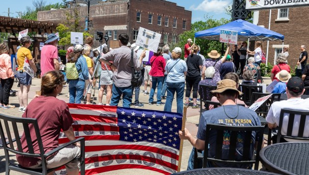 More than 150 residents showed up for a "Stand Up" Rally recently in Danville. (Photo submitted)