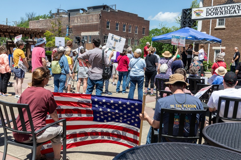 More than 150 residents showed up for a "Stand Up" Rally recently in Danville. (Photo submitted)