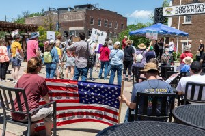 More than 150 residents showed up for a "Stand Up" Rally recently in Danville. (Photo submitted)