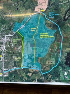 A map of the proposed connector routes. (Graphic submitted)