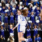 Playing netball in Australia helped Amelia Hassett develop her basketball skills. (UK Athletics Photo)