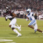 Teammates feed off the energy junior safety Ty Bryant provides daily. (Photo by Vicky Graff)
