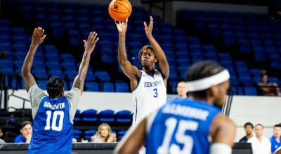 Kam Williams impressed coach Mark Pope with his play in a scrimmage against La Familia, UK's alumni team. (UK Athletics photo)