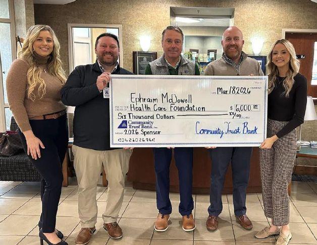 Danville bank supports Ephraim McDowell Health Care mission